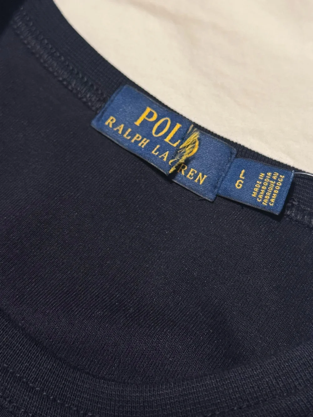 Polo Ralph Lauren - Navy Double Knit Sweatshirt